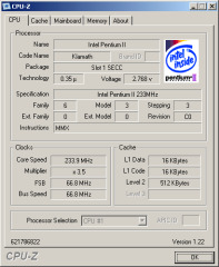 CPU-Z Screenshot